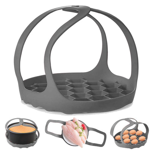 ddLUCK pressure cooker sling assembly showing safe lift and easy handling