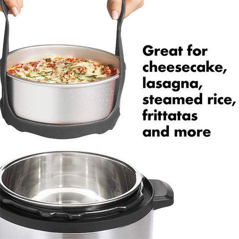 ddLUCK silicone bakeware sling for egg steaming in pot