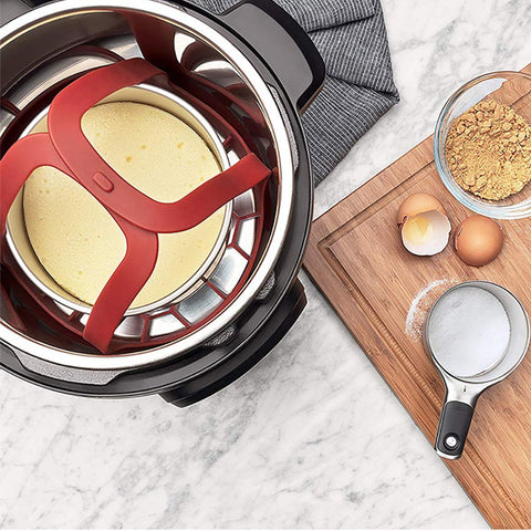 ddLUCK sling fits 6 Qt/8 Qt devices like Instant Pot and Ninja Foodi.