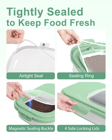 DDMOMMY airtight locking lid preserves freshness and blocks moisture.