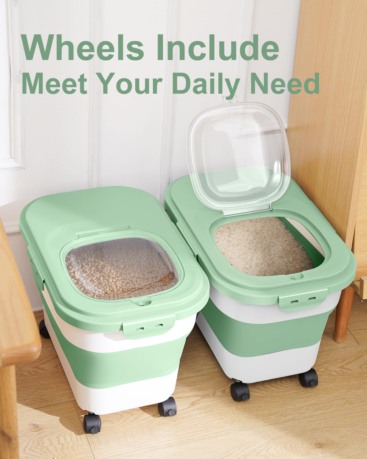 DDMOMMY wide opening and double seal keep contents dry.