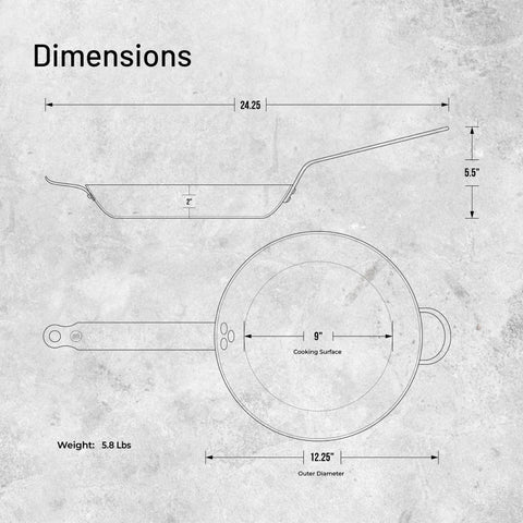 de Buyer Mineral B carbon steel fry pan induction-compatible on a cooktop