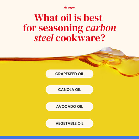 de Buyer Mineral B carbon steel fry pan oven-safe use at 400°F