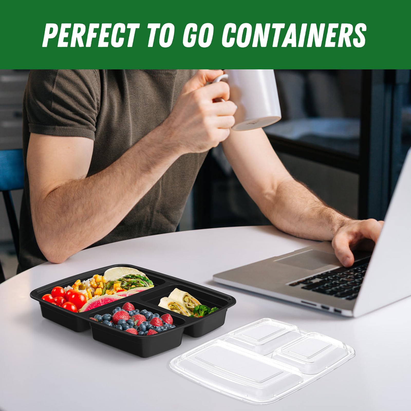 Dealusy dishwasher-safe design simplifies cleanup after busy days.