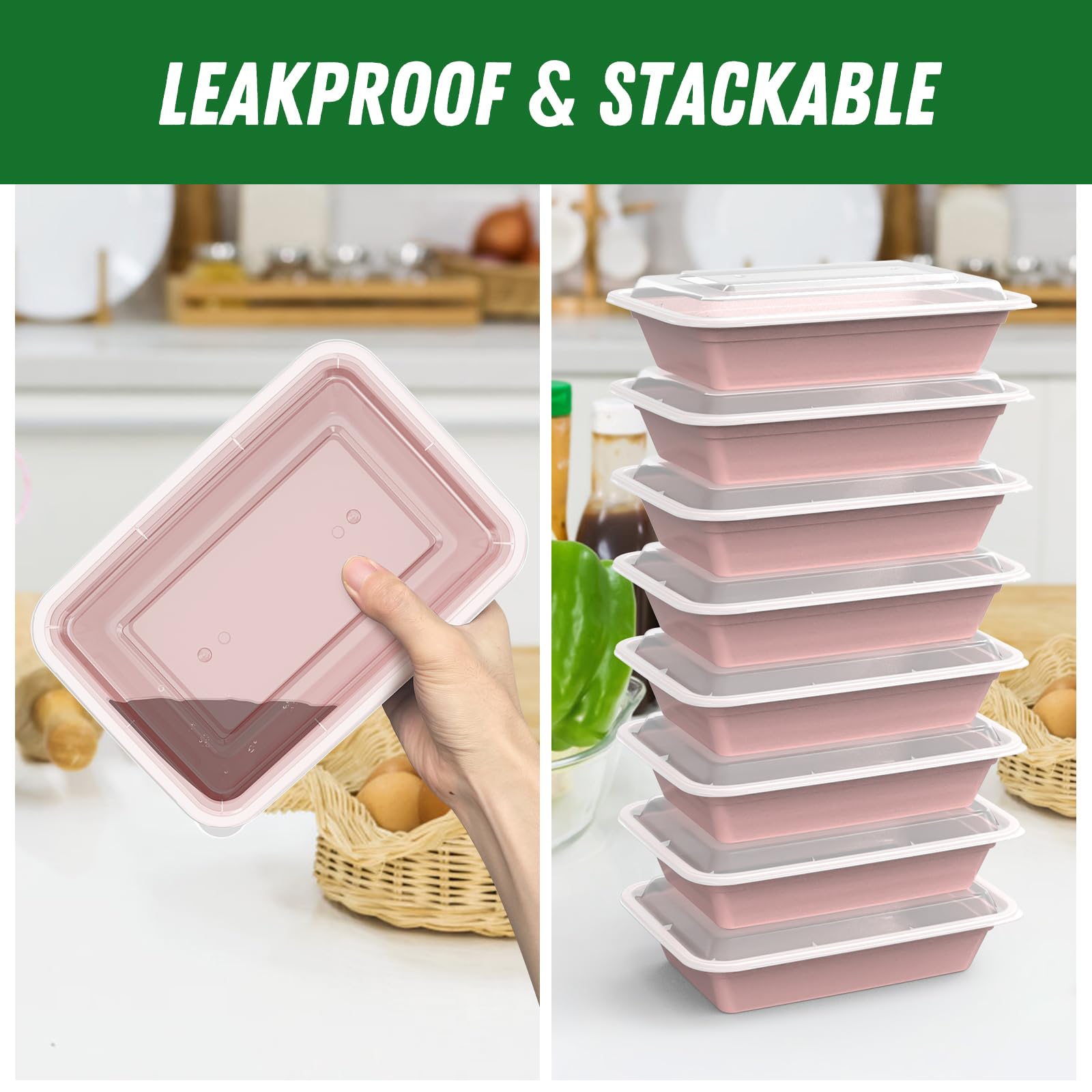 Dealusy microwave-freezer-safe container ideal for reheating and cold storage