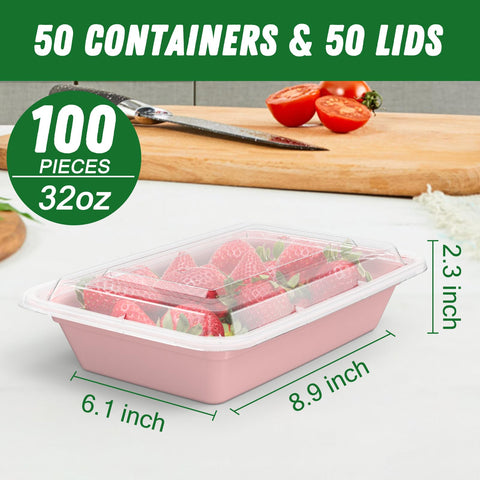 Dealusy sturdy BPA-free meal prep container for reusable, durable meal storage