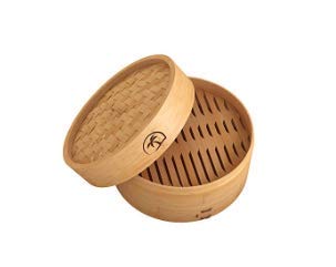 DealZNDealZ easy-clean bamboo steamer ready for daily meals