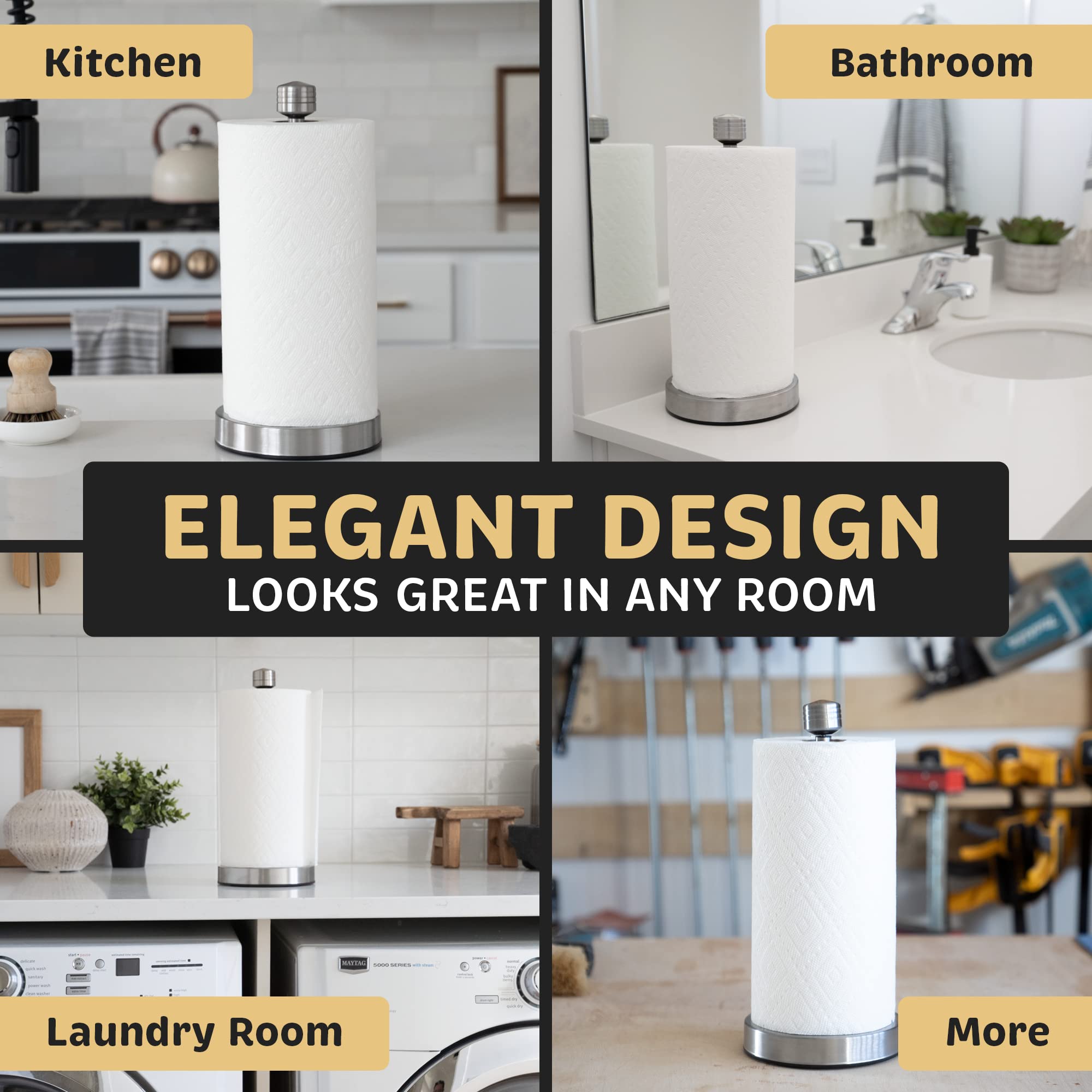Dear Household 430 stainless steel construction resists rust for long-lasting use