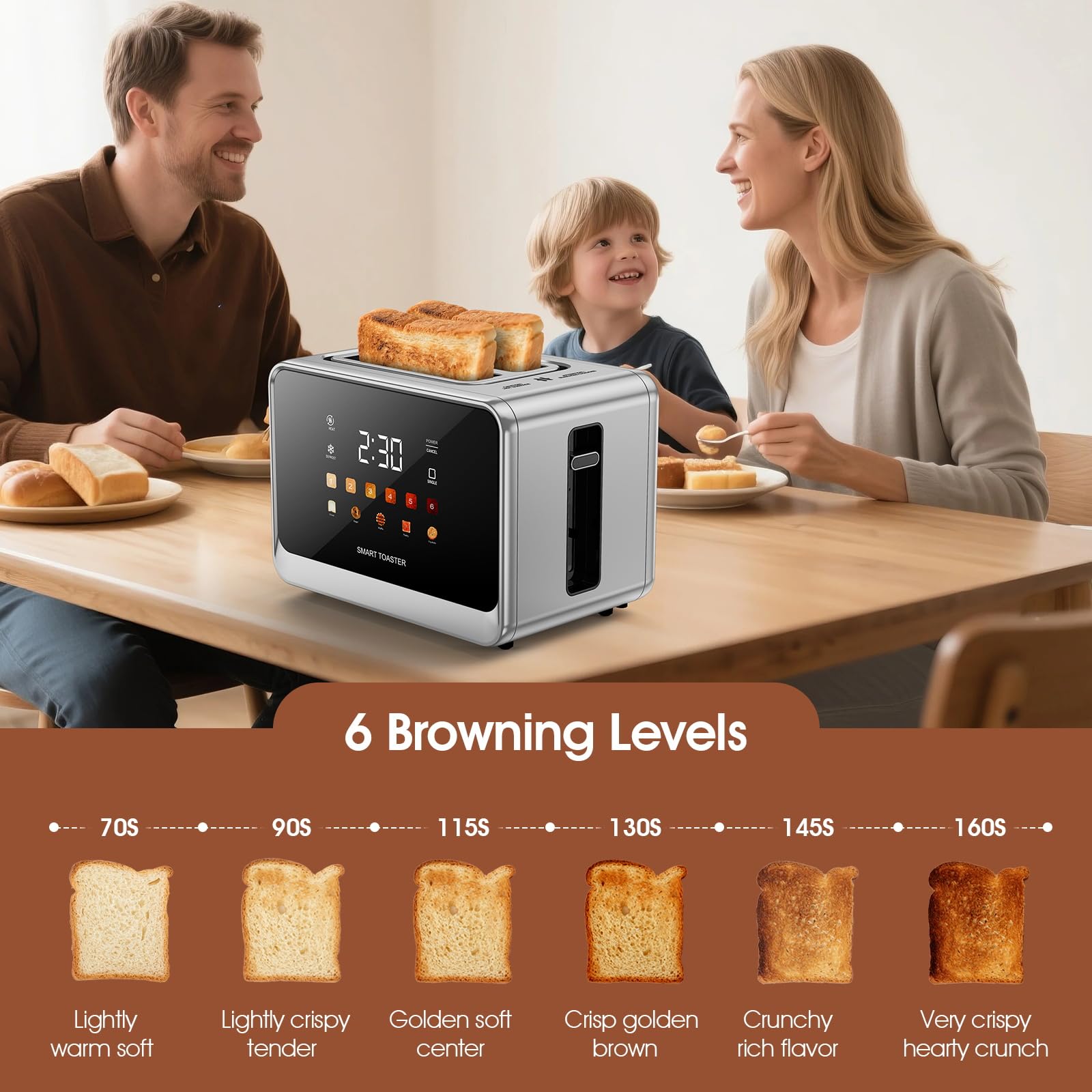 Dear Morning toaster bagel cancel feature for quick stopping.