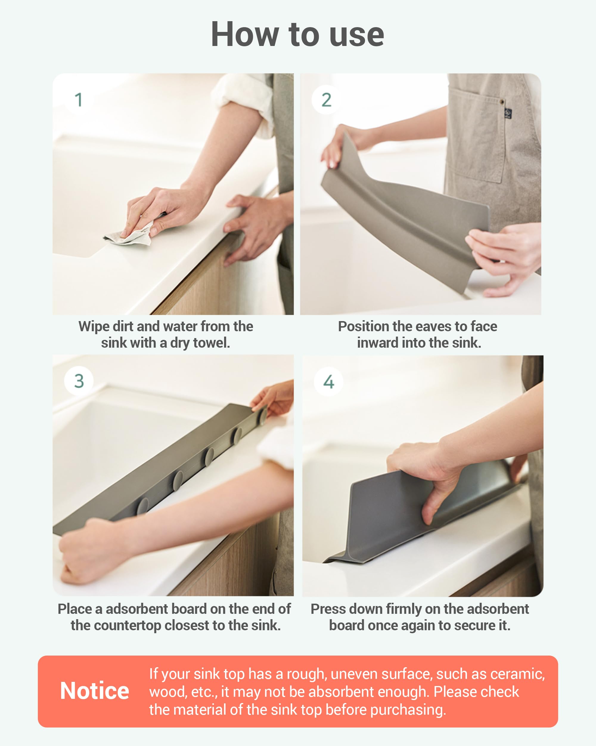 DEARCUS durable non-slip suction keeps the guard secure.