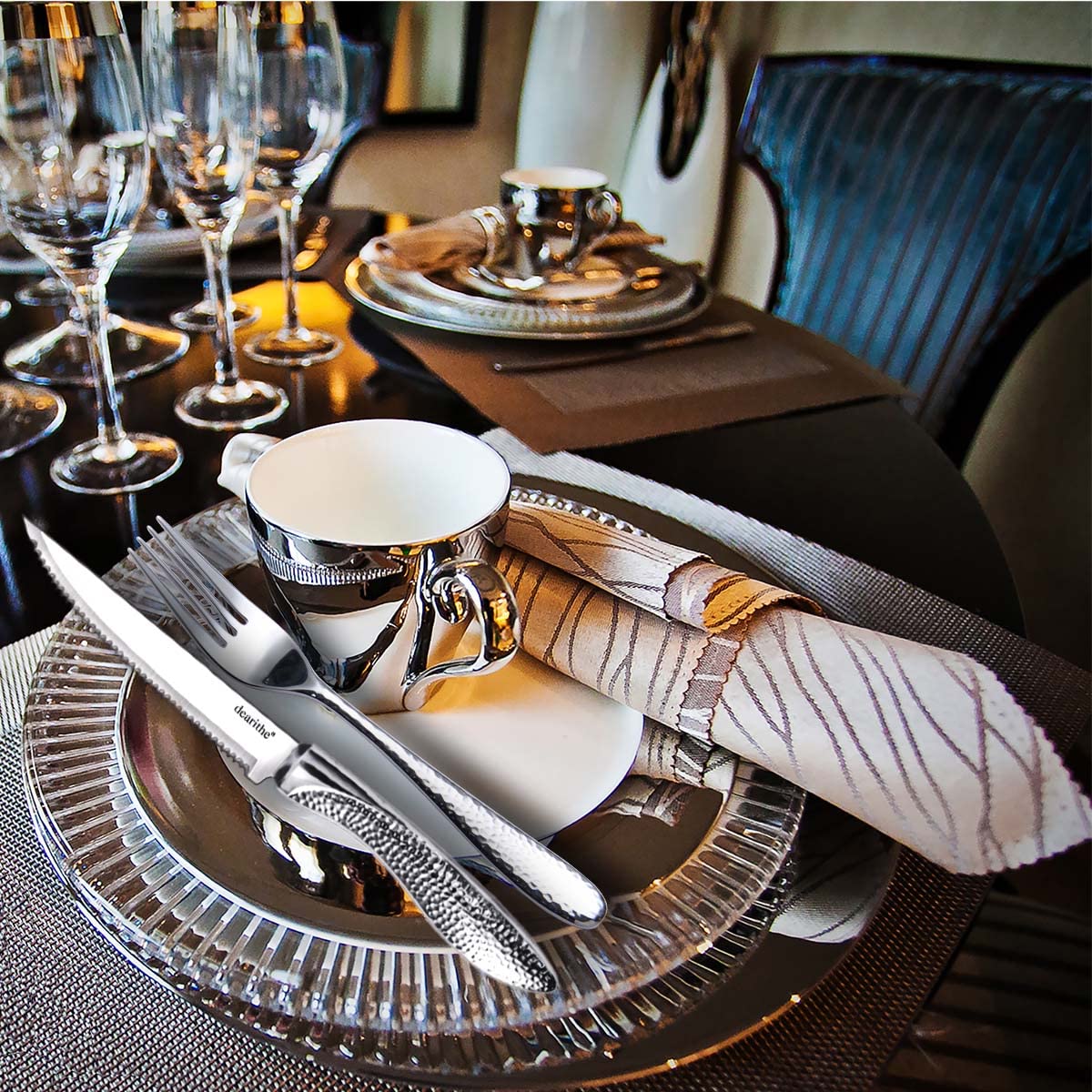 dearithe 6-piece set suitable for kitchen, dining, or restaurant use.