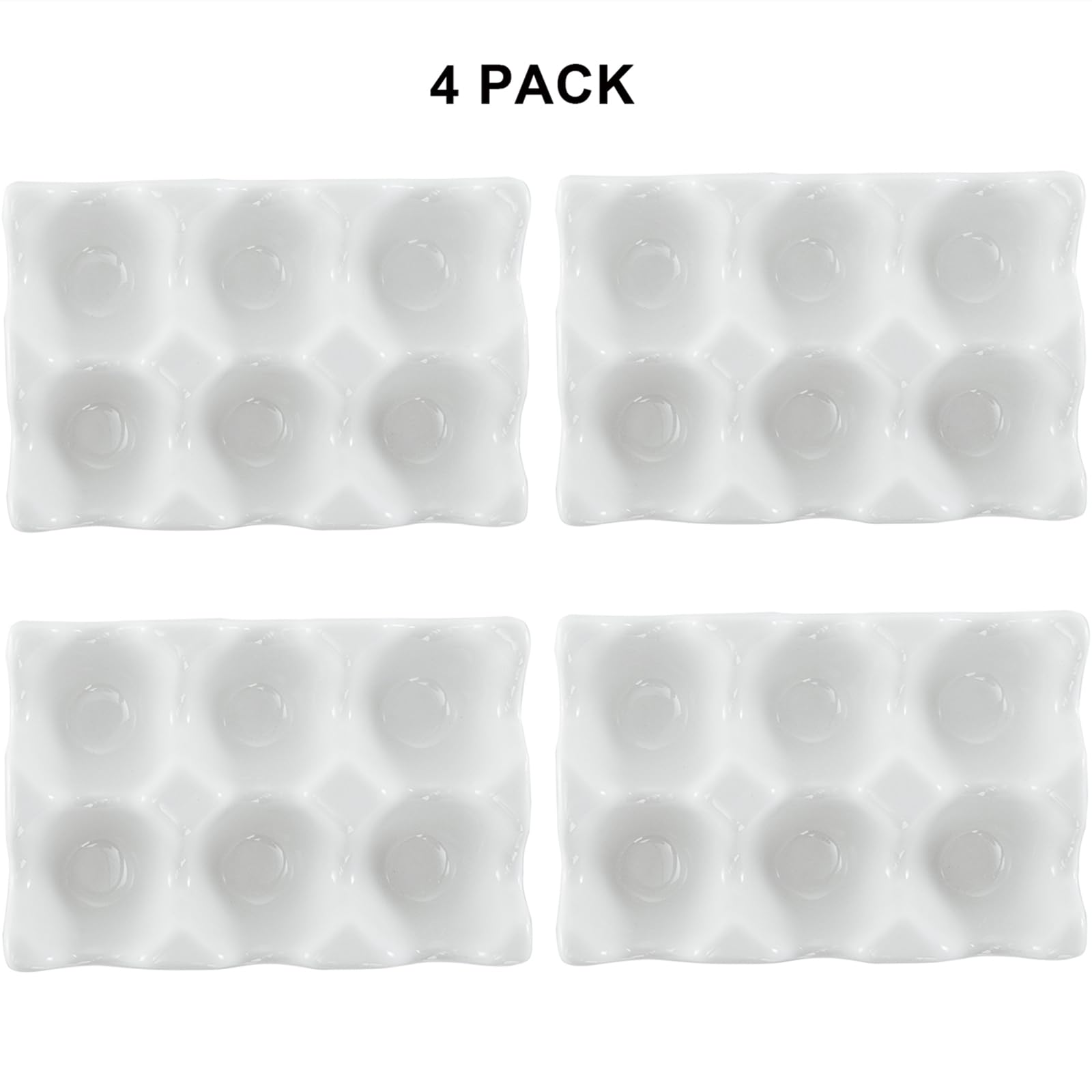 DEAYOU Easter display idea with deviled eggs using these trays.