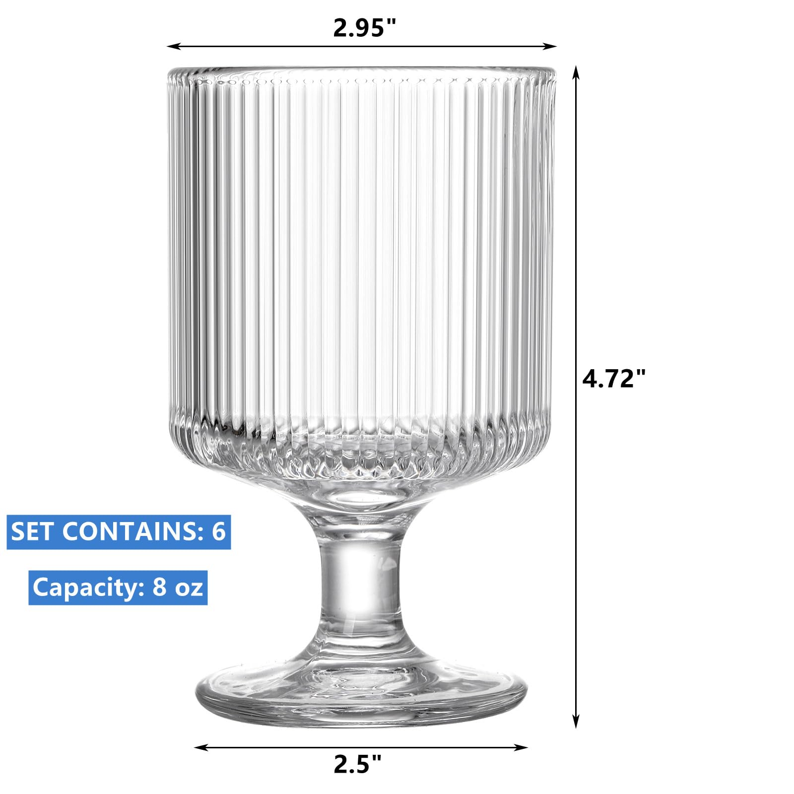 DEAYOU ribbed texture closeup highlighting durable glass and retro style.