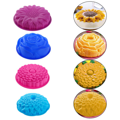 DEAYOU chrysanthemum rose pattern mold for elegant desserts