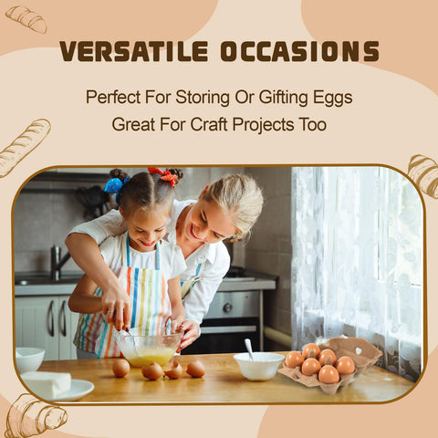 Reusable egg cartons by DecarDamai suitable for farm and market use.