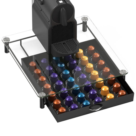 Perfect for Nespresso Original Line users seeking tidy countertop organization.
