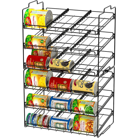 Deco Brothers 3-tier rack on a kitchen shelf offers accessible storage.