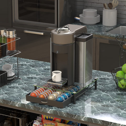 DecoBrothers Vertuo Drawer open, showing easy capsule access