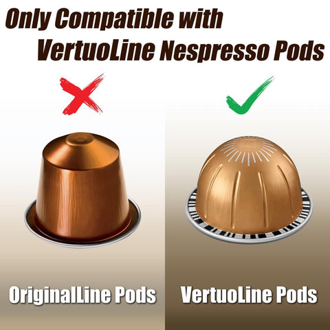 DecoBrothers Vertuo Pod Holder Drawer with non-slip feet stays stable.