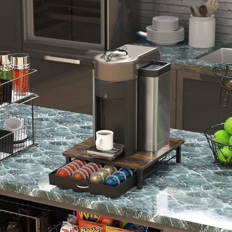 DecoBrothers Vertuo Pod Holder Drawer open shows easy pod access.