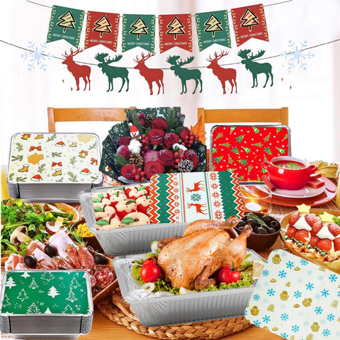 Decodinli forty lids and patterns ready for festive packaging.