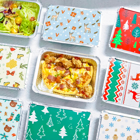 Decodinli thickened aluminum container offers sturdy, spill resistant transport.