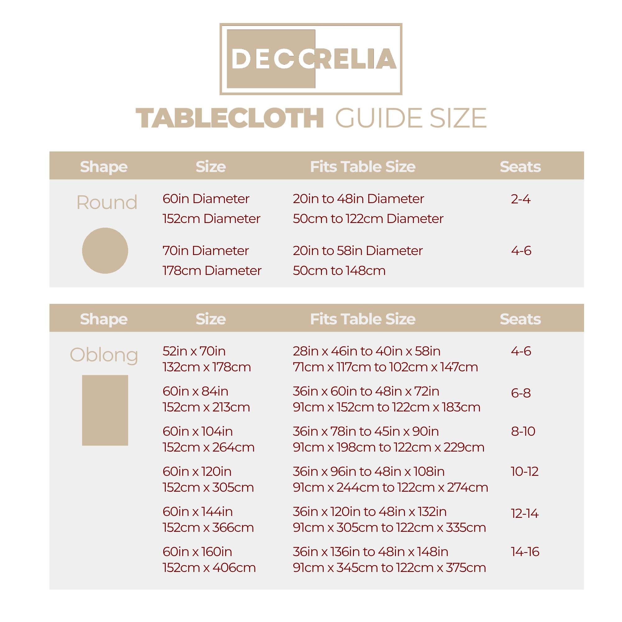 Beige Decorelia tablecloth used in wedding reception setup
