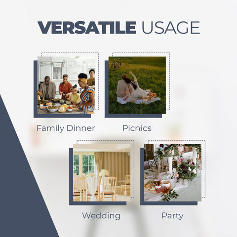 Fabric detail of Decorelia tablecloth highlighting linen-style texture