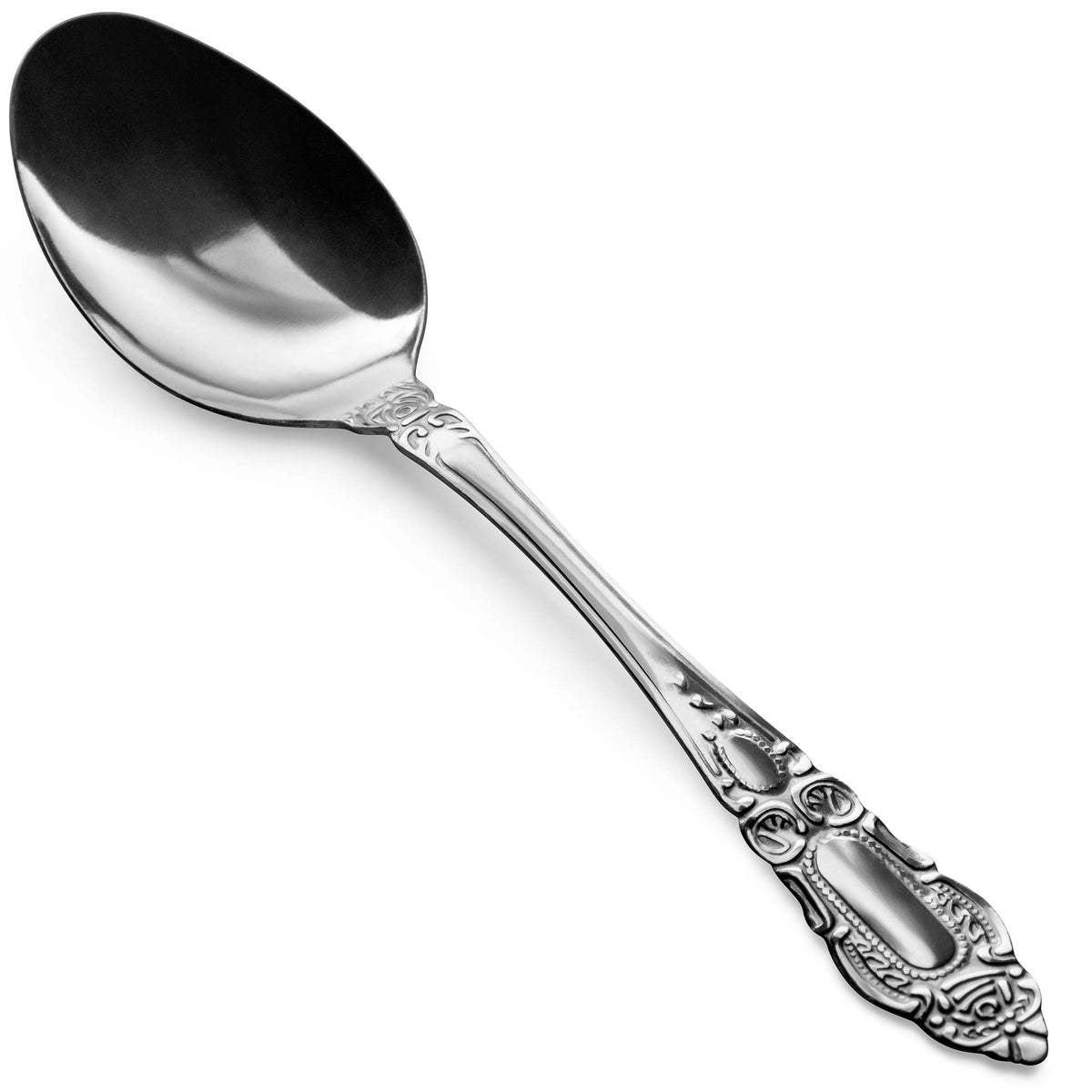 DecorRack 12-piece dinner spoons in polished stainless steel for everyday dining
