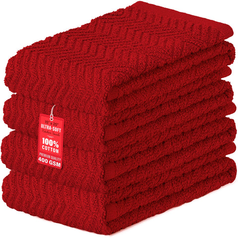 DecorRack kitchen towel with 400 GSM absorbent zigzag weave for quick drying