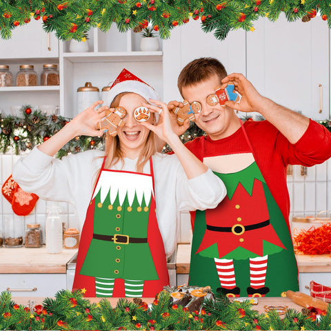 DECYOOL durable polyester apron resists wrinkles and cleans easily