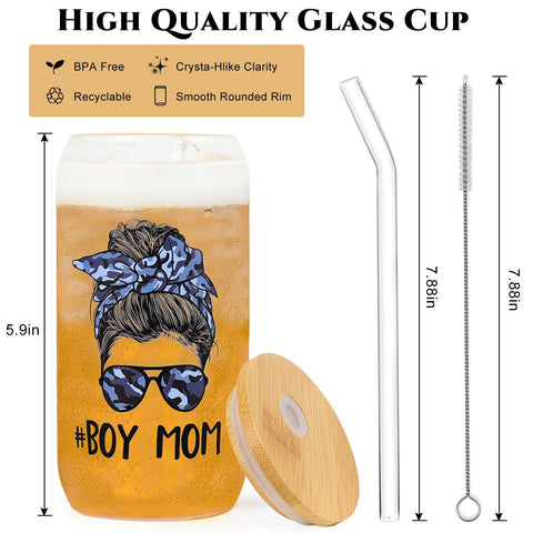 DECZHIYU glass cup back engraving Nutrition Facts detail, thoughtful touch