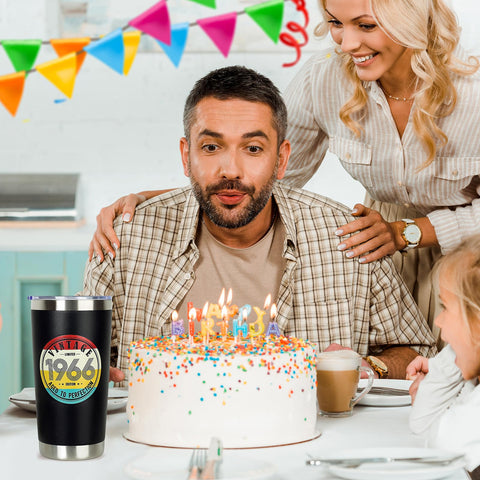 Deczhiyu vintage 1966 design tumbler evokes nostalgia with elegance