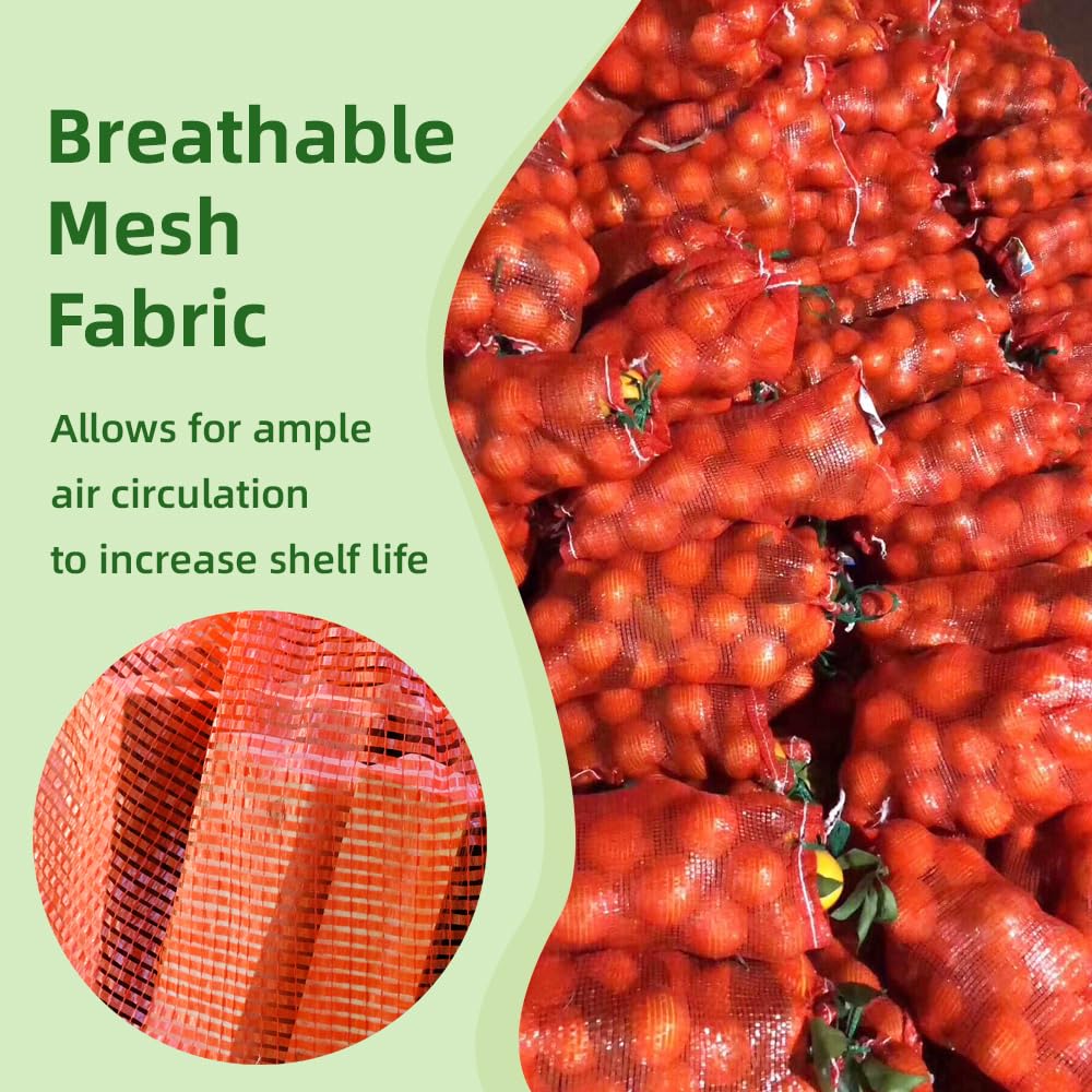 Deebree breathable mesh storage bags promote air flow to help keep produce fresh.
