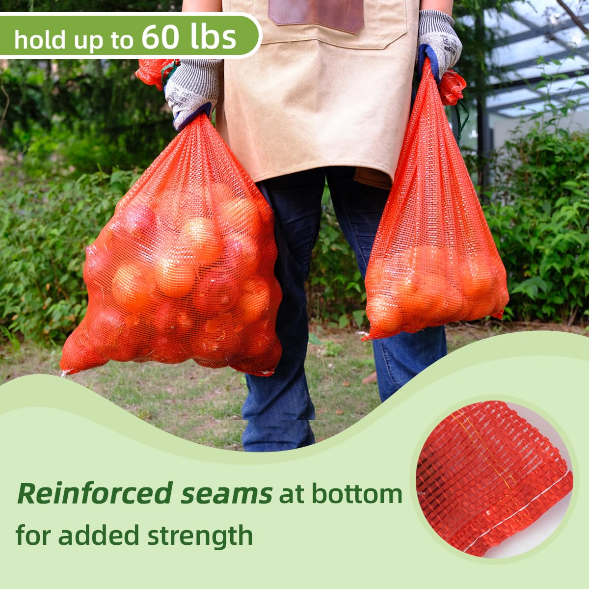 Deebree breathable bags extend freshness by promoting air circulation.
