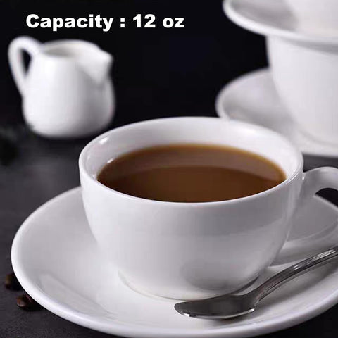 DeeCoo premium ceramic mug with solid heft and reliable heat retention.