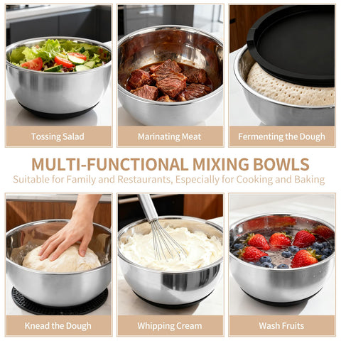 Deedro top-rack dishwasher-safe bowls simplify cleanup.