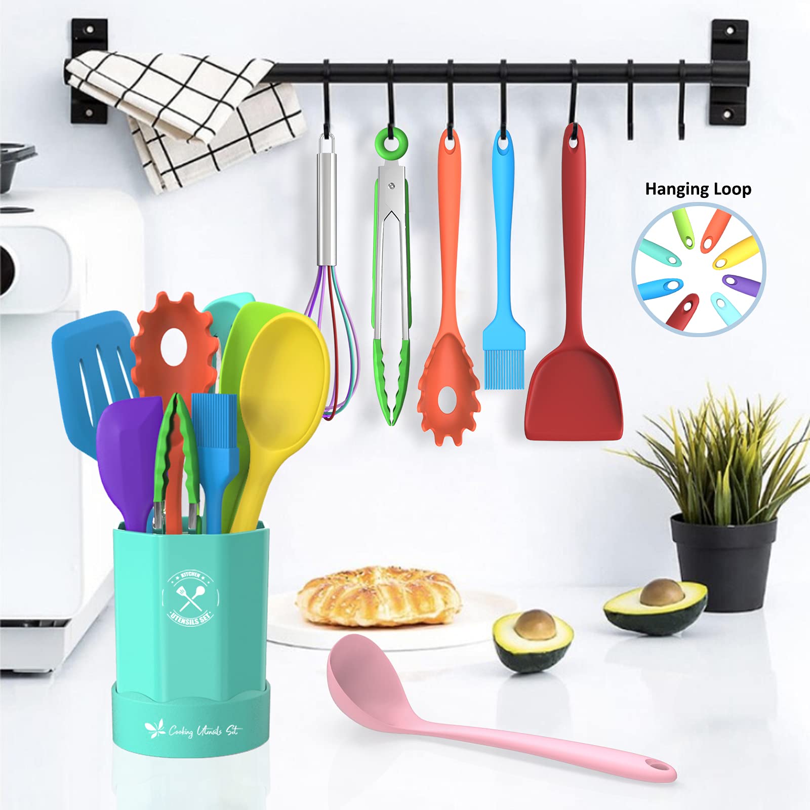 Deedro one-piece design utensils simplify cleaning after use.