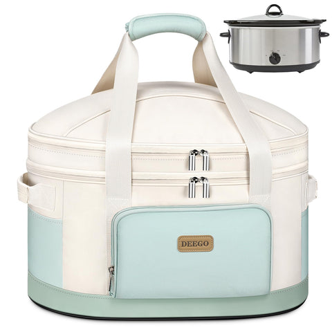 DEEGO carrying bag exterior for Crock-Pot 6-8qt highlights modern travel-ready design