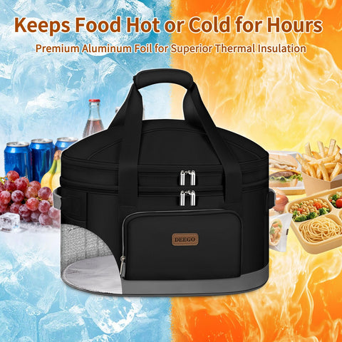 DEEGO portable and easy to carry for potlucks and picnics.