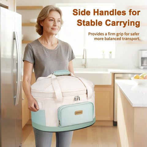 DEEGO comfortable carry handles support single or double-handed transport