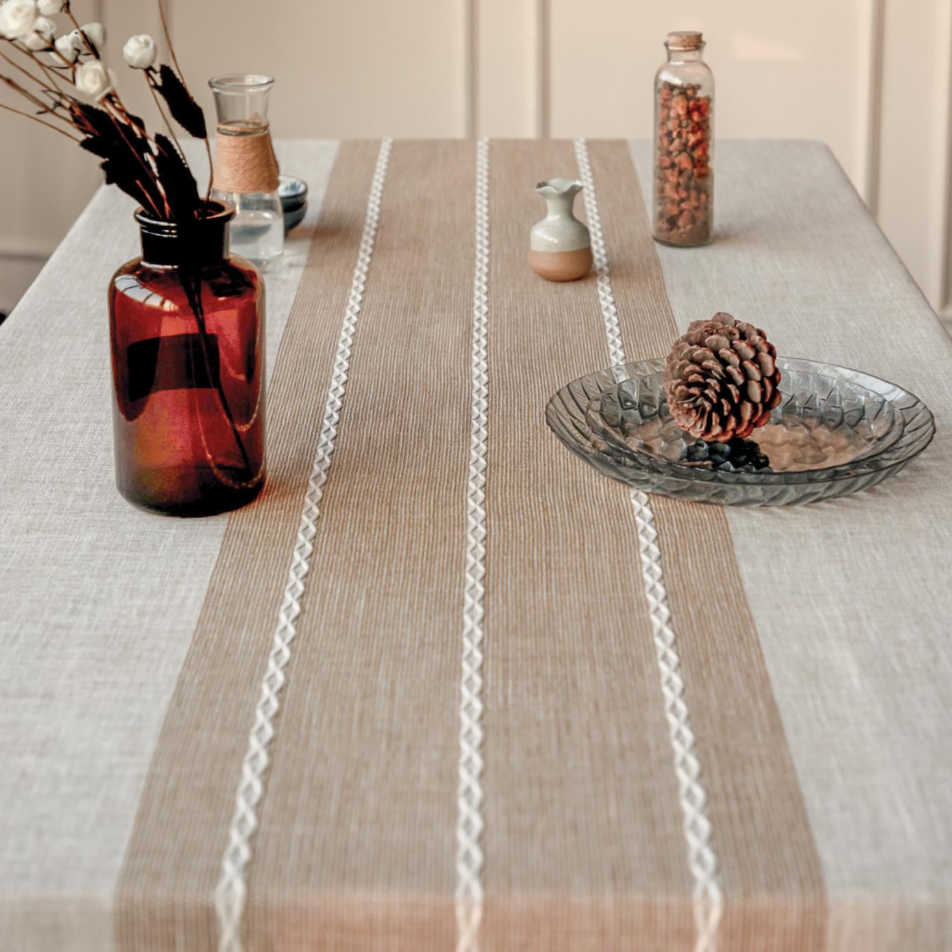Deep Dream drop-length guide visual aids versatile table styling.