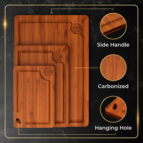 Deer & Oak small board ready for compact prep and serving tasks.