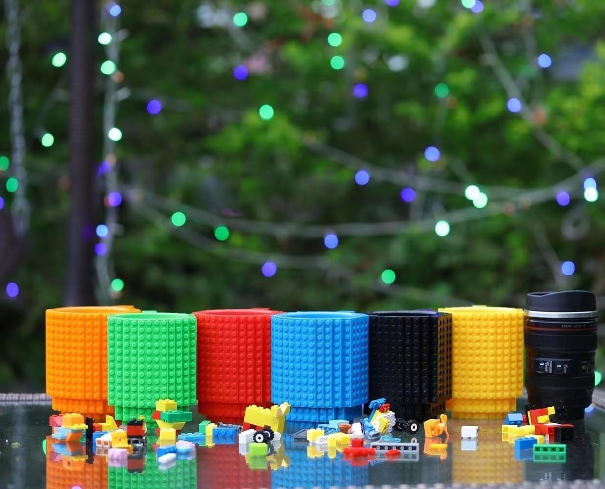 DEEXITO Gift-ready brick mug for holidays and birthdays.