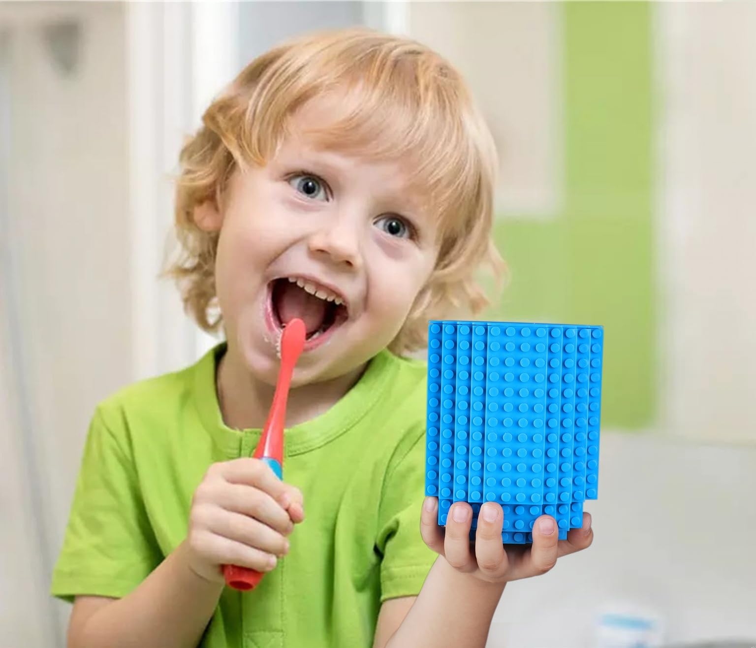 DEEXITO Brick mug as pencil cup idea for organization.