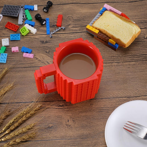 DEEXITO Build on Brick Mug-office edition adds an ice-breaker vibe at your desk.