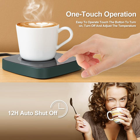 Defashun coffee warmer design with honeycomb venting for efficient heat