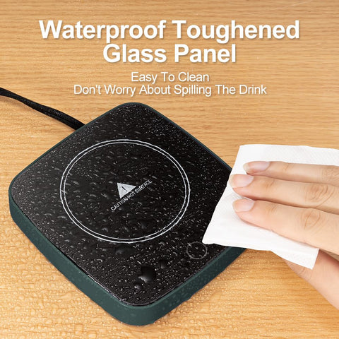 Defashun mug warmer with one-button control for quick setup