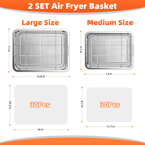 DEGOVIN medium oven tray showing compact batch cooking layout