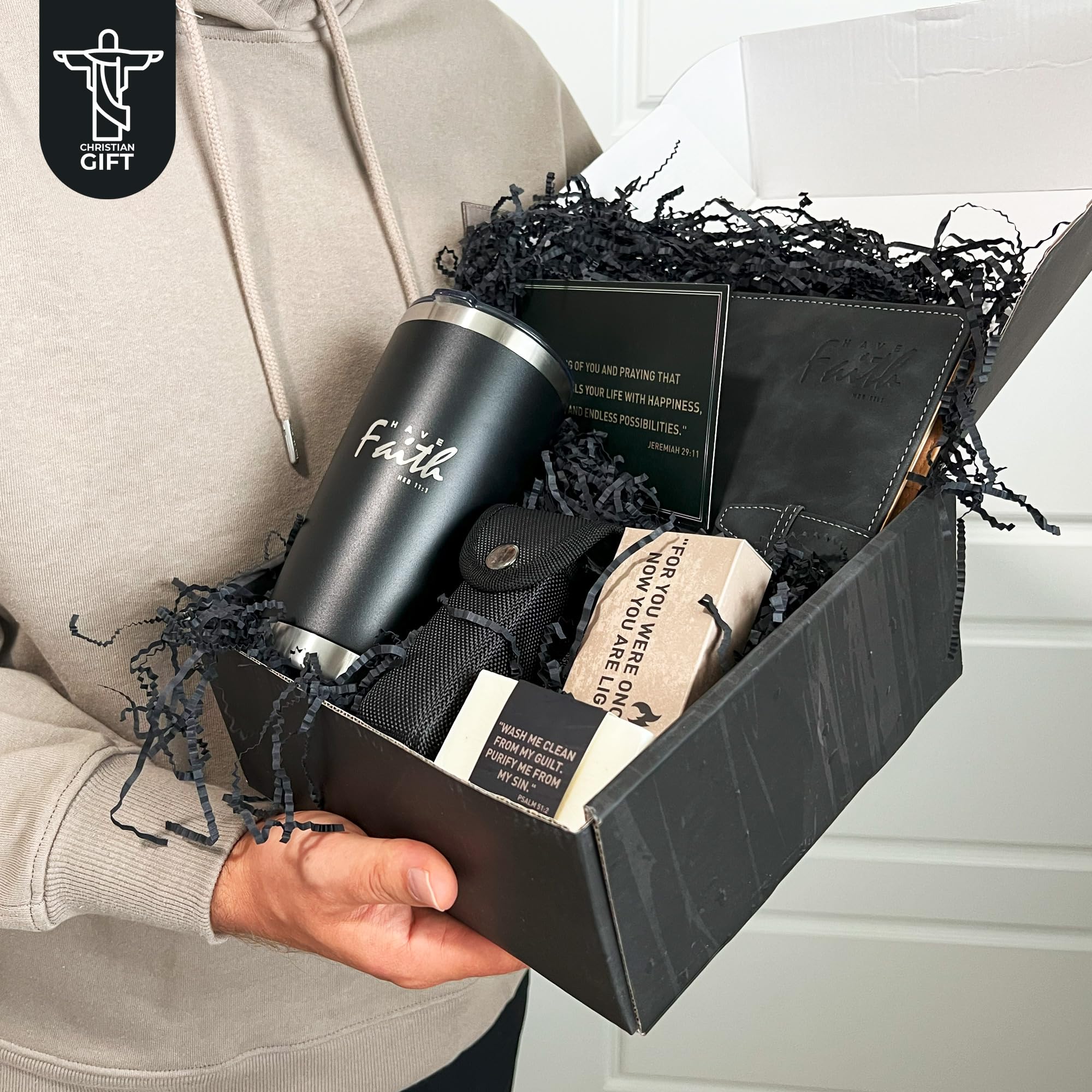 DEHITE Christian gifts for men set as a thoughtful present